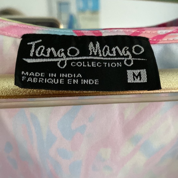 Tango mango floral top similar to lily pulitzer - Picture 2 of 3
